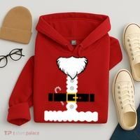 Beard Santa Claus Costume Suit Hoodie thumb 4