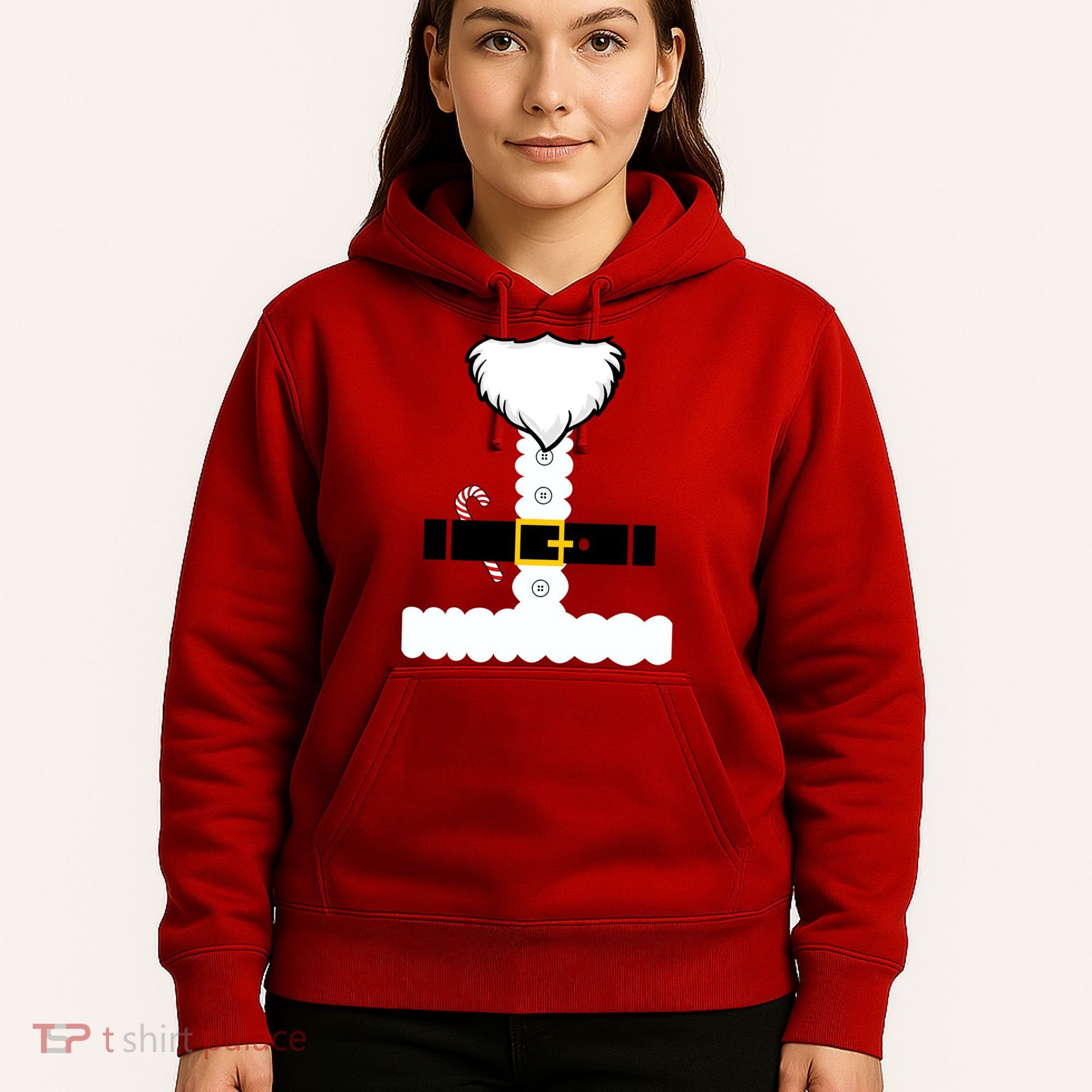 Beard Santa Claus Costume Suit Hoodie