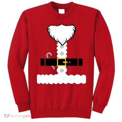 Beard Santa Claus Costume Suit Sweatshirt