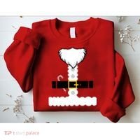 Beard Santa Claus Costume Suit Sweatshirt thumb 2