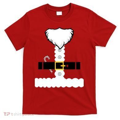 Beard Santa Claus Costume Suit T-Shirt