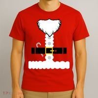 Beard Santa Claus Costume Suit T-Shirt thumb 3