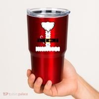 Beard Santa Claus Costume Suit Tumbler thumb 2