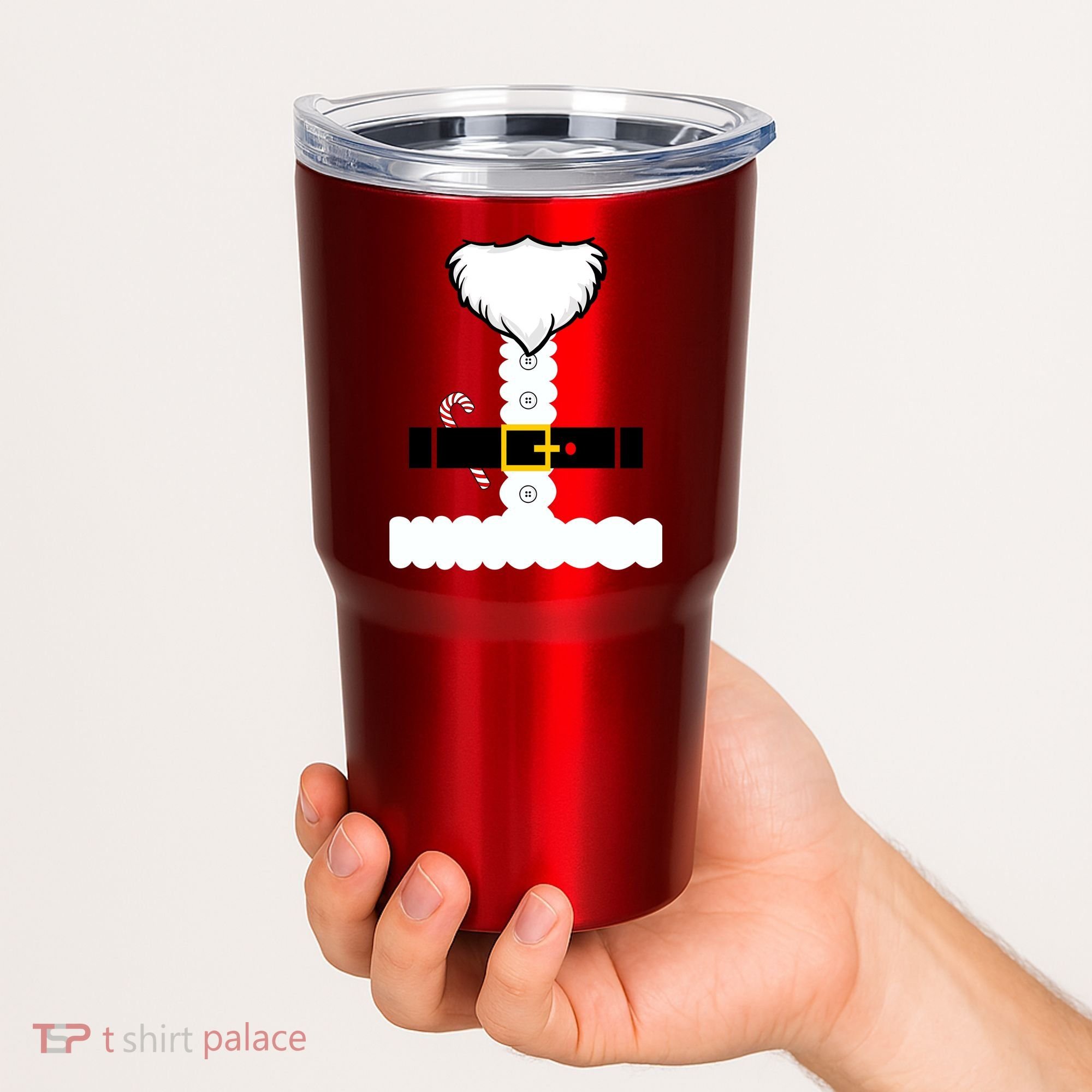 Beard Santa Claus Costume Suit Tumbler