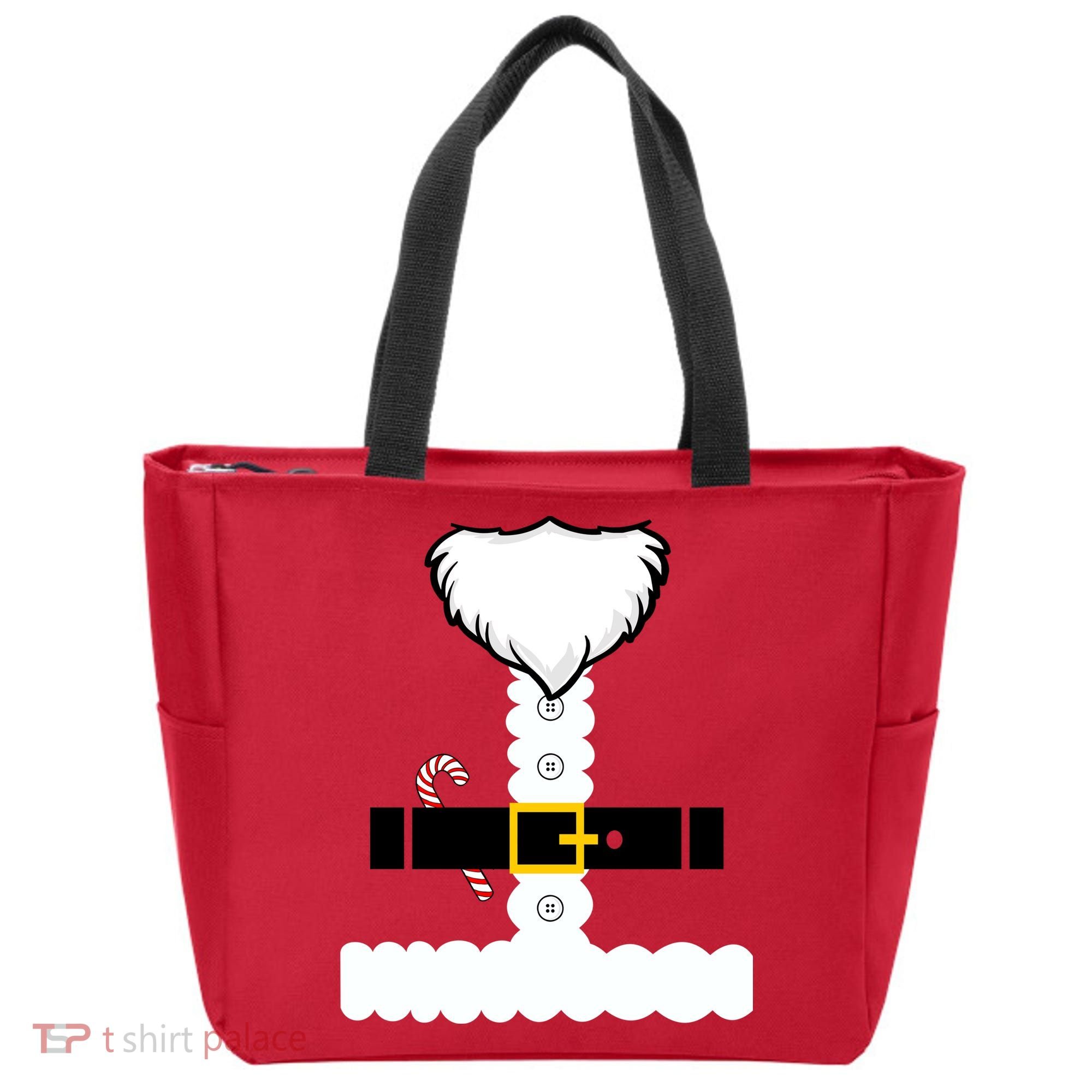 Beard Santa Claus Costume Suit Tote Bag