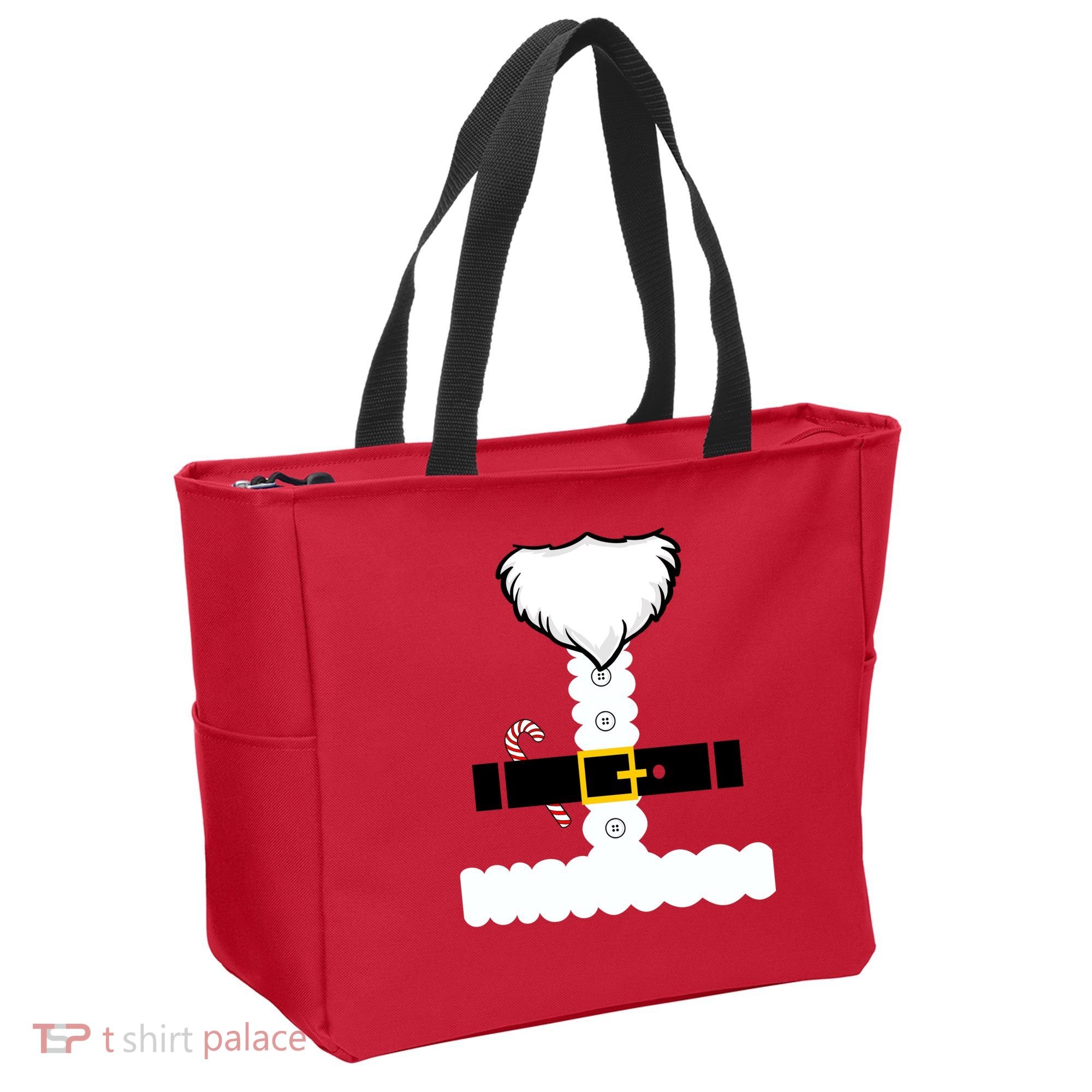 Beard Santa Claus Costume Suit Tote Bag