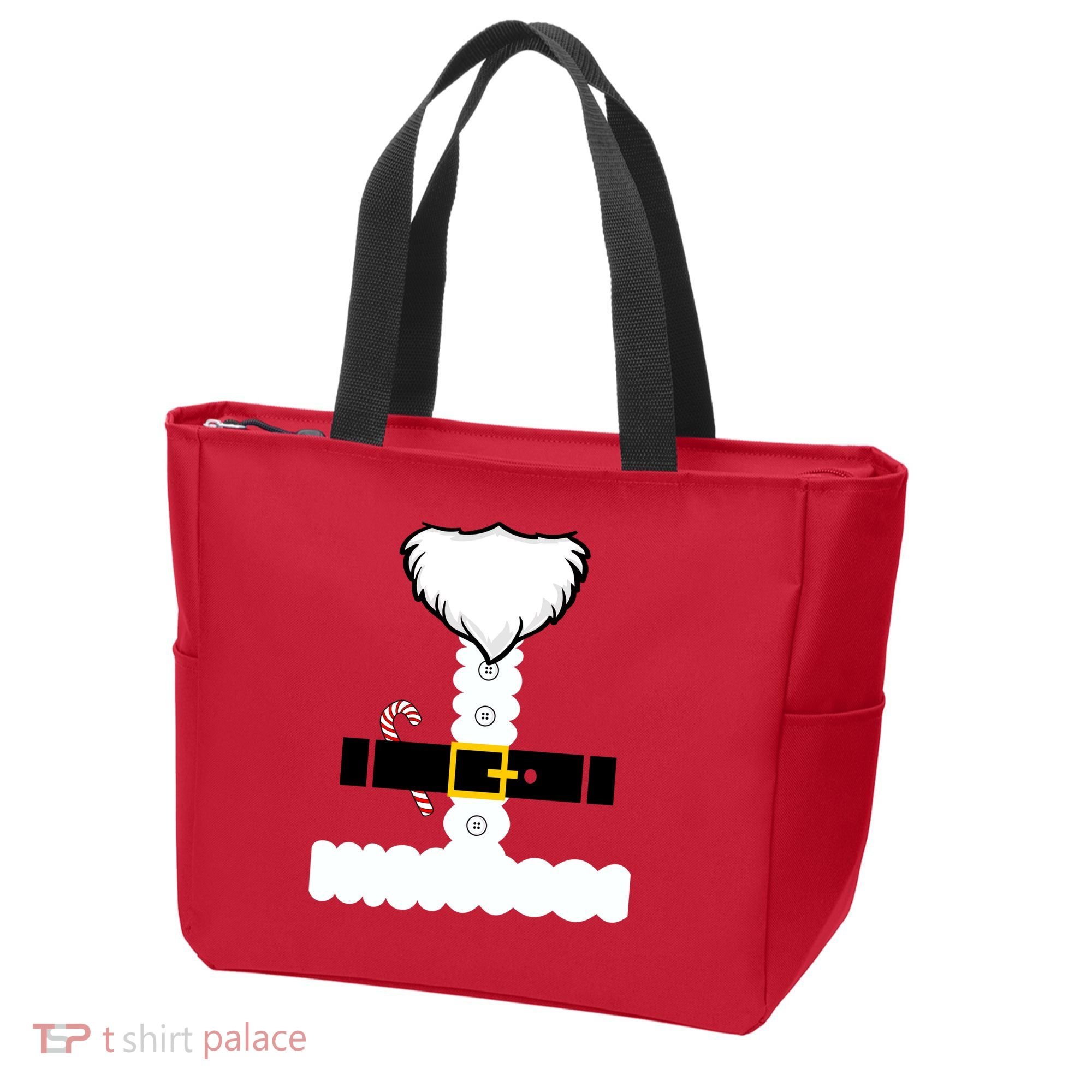 Beard Santa Claus Costume Suit Tote Bag