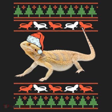 Bearded Dragon Christmas Comfort Colors T-Shirt