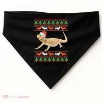 Bearded Dragon Christmas USA-Made Doggie Bandana thumb 0