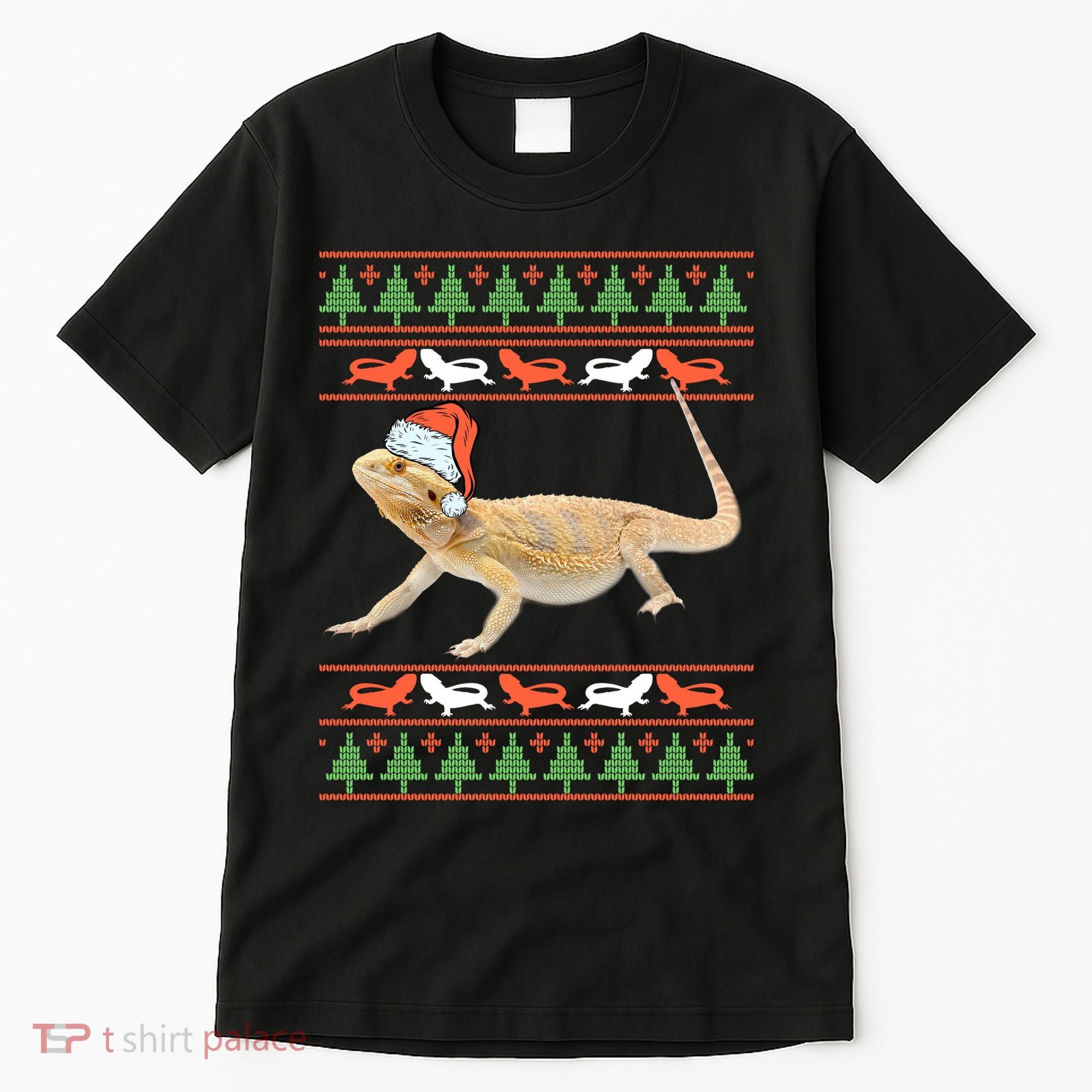 Bearded Dragon Christmas Tall T-Shirt