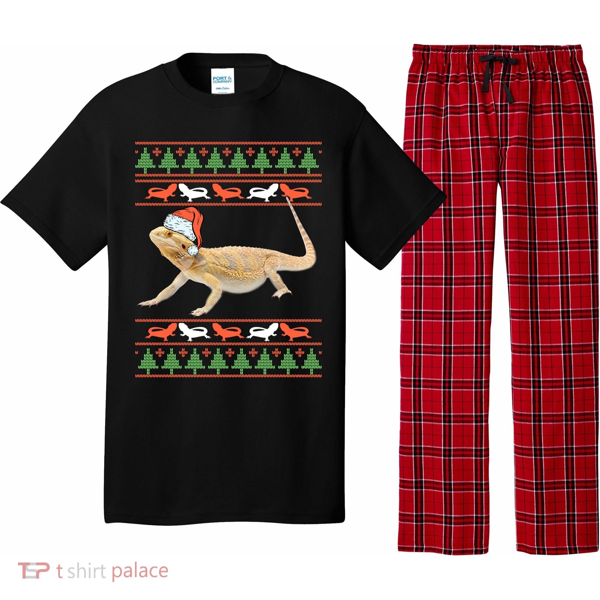 Bearded Dragon Christmas Pajama Set
