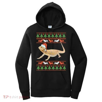 Bearded Dragon Christmas Women's Hoodie