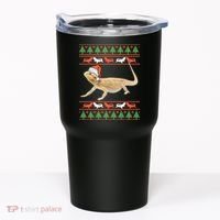 Bearded Dragon Christmas Tumbler thumb 0