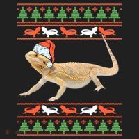 Bearded Dragon Christmas Women's Cooling Performance Crew T-Shirt thumb 2