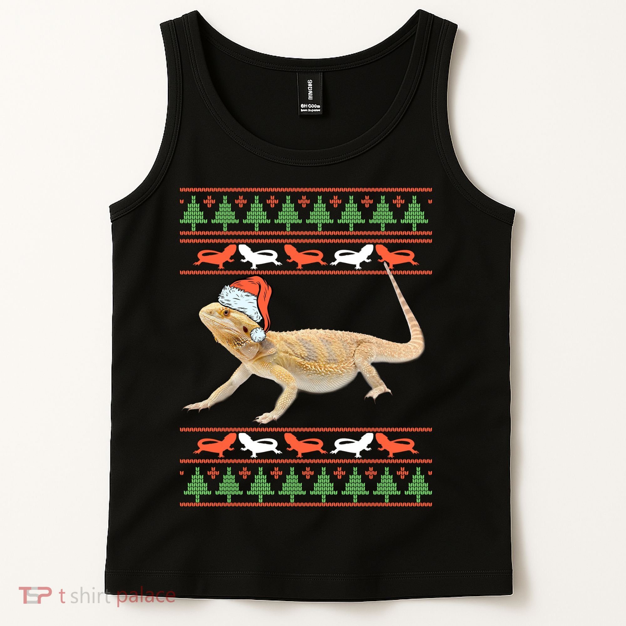 Bearded Dragon Christmas Tank Top
