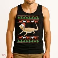 Bearded Dragon Christmas Tank Top thumb 3