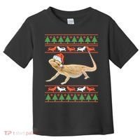Bearded Dragon Christmas Toddler T-Shirt thumb 0