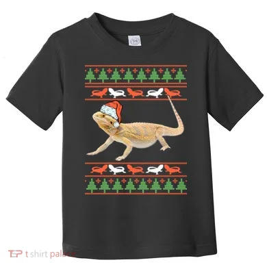 Bearded Dragon Christmas Toddler T-Shirt