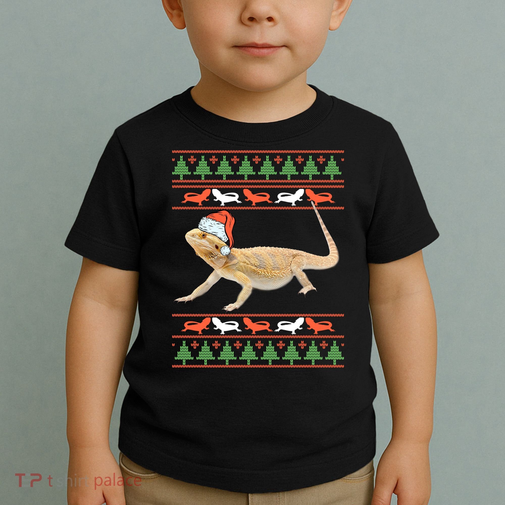 Bearded Dragon Christmas Toddler T-Shirt