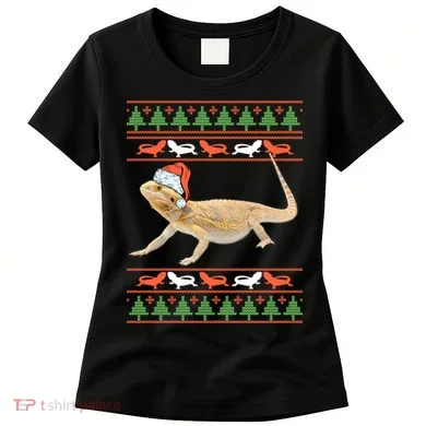 Bearded Dragon Christmas Women's T-Shirt