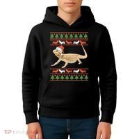 Bearded Dragon Christmas Kids Hoodie thumb 4