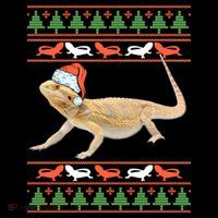 Bearded Dragon Christmas Kids Long Sleeve Shirt thumb 2