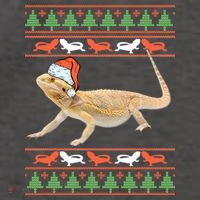Bearded Dragon Christmas Vector Backpack thumb 2