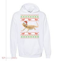 Bearded Dragon Christmas Comfort Colors Garment-Dyed Hooded Sweatshirt thumb 0