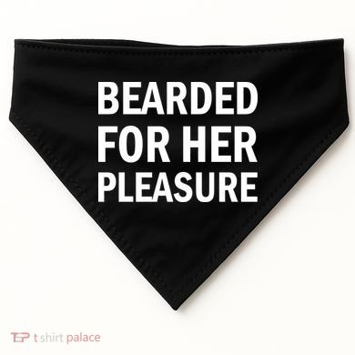 Bearded For Her Pleasure USA-Made Doggie Bandana