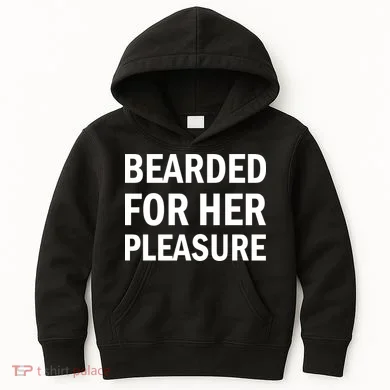 Bearded For Her Pleasure Kids Hoodie