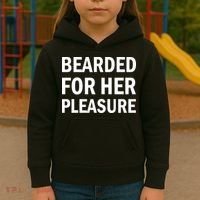 Bearded For Her Pleasure Kids Hoodie thumb 3