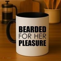 Bearded For Her Pleasure Beard Coffee Mug thumb 4