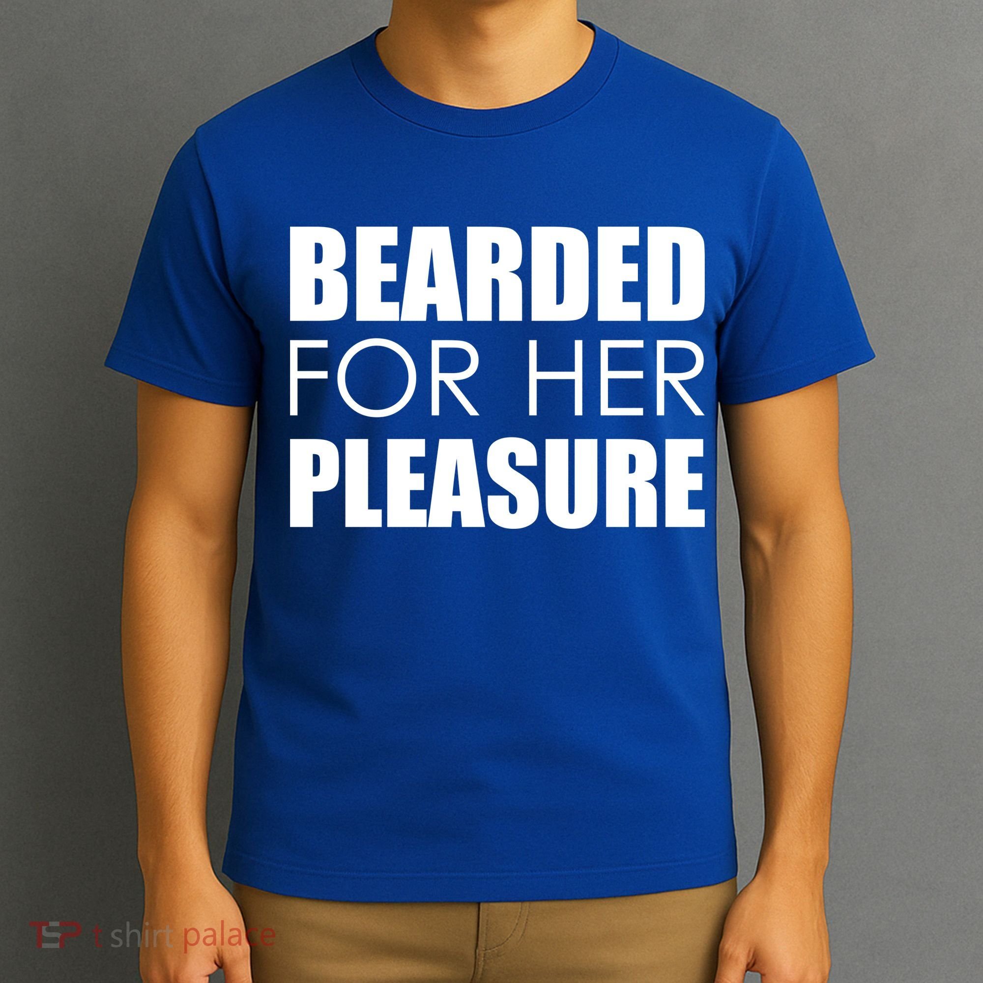 Bearded For Her Pleasure Beard T-Shirt