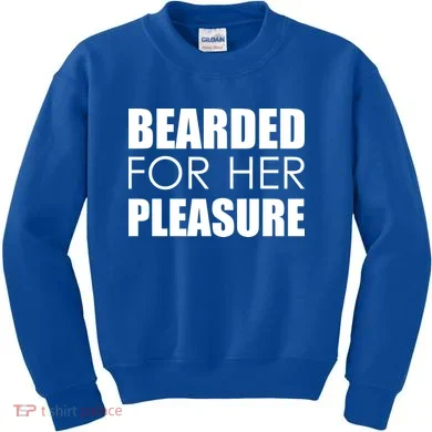 Bearded For Her Pleasure Beard Kids Sweatshirt