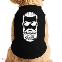 Bearded For Her Pleasure Funny Doggie Tank thumb 0