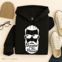 Bearded For Her Pleasure Funny Hoodie thumb 4
