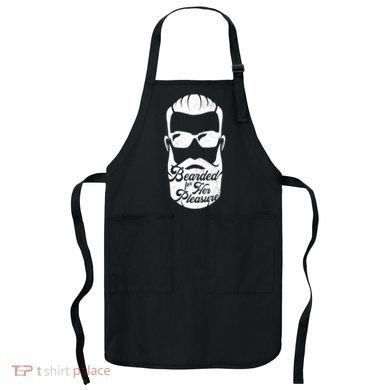 Bearded For Her Pleasure Funny Apron