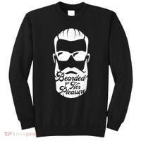 Bearded For Her Pleasure Funny Sweatshirt thumb 0