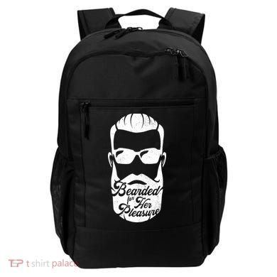 Bearded For Her Pleasure Funny Backpack
