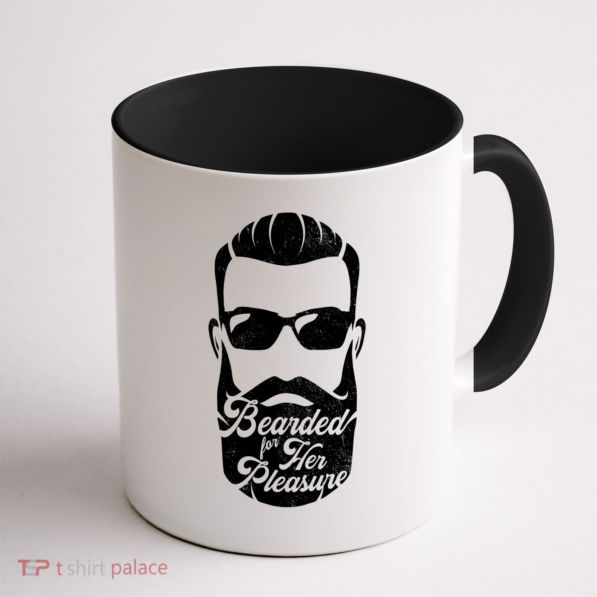 Bearded For Her Pleasure Funny Coffee Mug