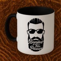 Bearded For Her Pleasure Funny Coffee Mug thumb 2