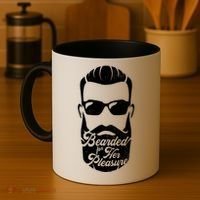 Bearded For Her Pleasure Funny Coffee Mug thumb 4