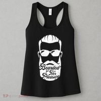 Bearded For Her Pleasure Funny Women's Tank Top thumb 3