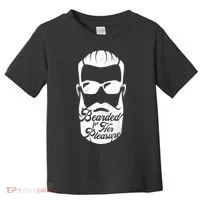 Bearded For Her Pleasure Funny Toddler T-Shirt thumb 0