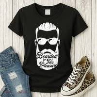 Bearded For Her Pleasure Funny Women's T-Shirt thumb 3