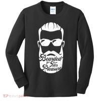 Bearded For Her Pleasure Funny Kids Long Sleeve Shirt thumb 0