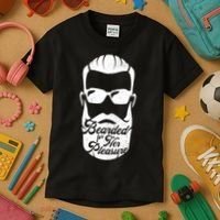Bearded For Her Pleasure Funny Kids T-Shirt thumb 3