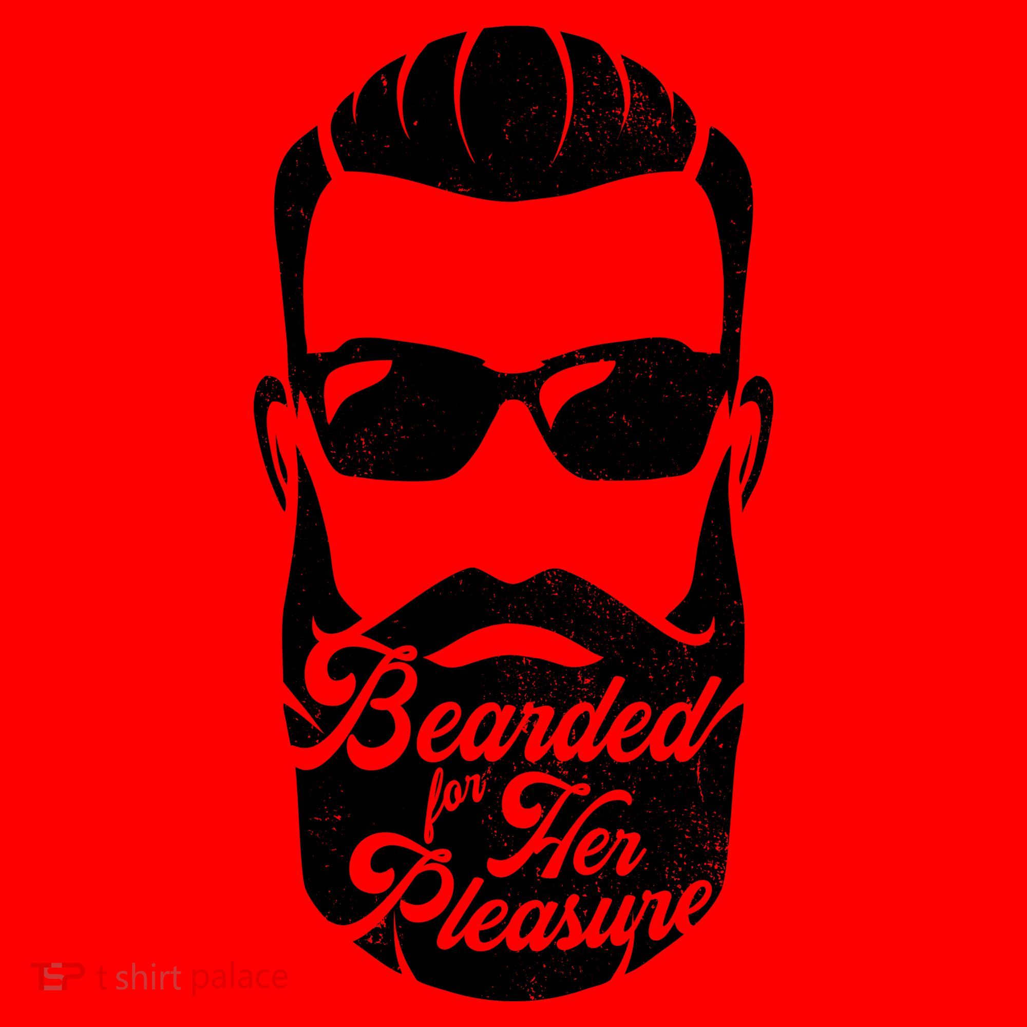 Bearded For Her Pleasure Funny Santa Hat