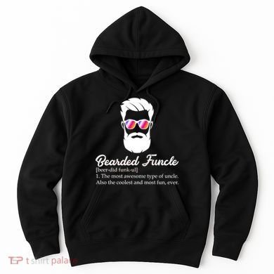 Bearded Funcle Definition Hoodie