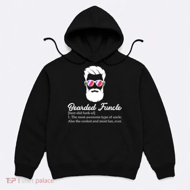 Bearded Funcle Definition Hoodie